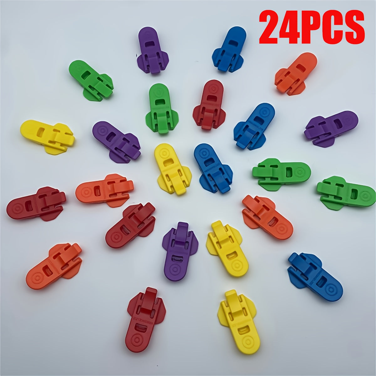 Multi-Color Can Openers (3 Random Colors) with Protective Lids. Ergonomic Design Protects Nails from Injury, Keeps Cans Sealed And Dust-Free. Pack Options: 6/12/24pcs
